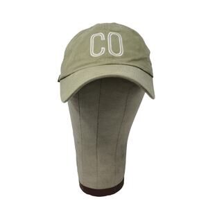 Port Authority Slideback Hat Embroidered CO Logo Green 100% Cotton